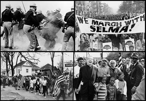 การต่อต้านการกดขี่ทางเชื้อชาติและความยุติธรรมในการเลือกตั้ง:  The Selma to Montgomery marches